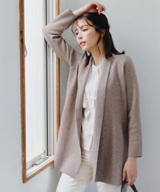 Tiaclasse 【新色追加・洗える】ミラノリブミドル丈カーディガン