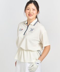 23区GOLF 【辻梨恵プロ着用】ウェストドローコードポロ