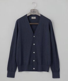 GOTAIRIKU 体温調整に【洗える/チクチクしにくい/ピリングしにくい】イタリア糸 ハイゲージ カーディガン_WOOL100%
