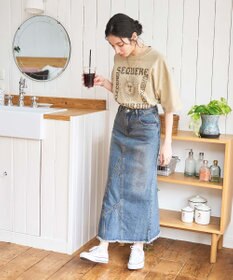 WEGO 【新色追加/ユニセックス着用アイテム/手洗い可/SMLサイズ展開】ピグメントグラフィックT（S）