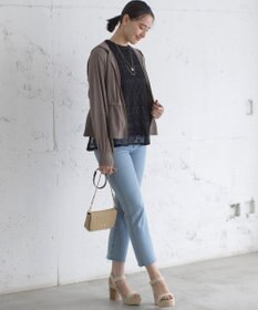 組曲 【WEB限定】ラッシュガード ペプラムパーカー