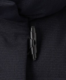 J.PRESS LADIES S 【シーンレスに活躍・2way】ハウンドトゥース ロング丈 ダウン コート