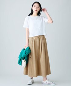 ANY L レースショート丈Tシャツ