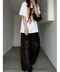 Green Parks レースタックパンツ