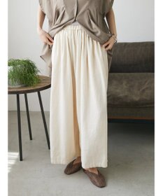 CRAFT STANDARD BOUTIQUE 【キナリノ別注】リネンレーヨンワイドパンツ