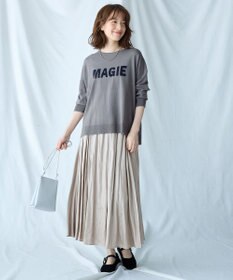 ANY 【ウエストゴム】チンツギャザースカート