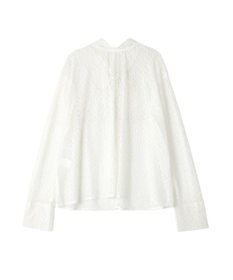 CRAFT STANDARD BOUTIQUE ＜セレモニー＞前後2WAYレースボウタイブラウス