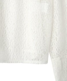 CRAFT STANDARD BOUTIQUE ＜セレモニー＞前後2WAYレースボウタイブラウス