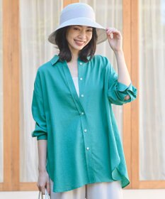 ANY L ライトリネンクロスチュニックシャツ