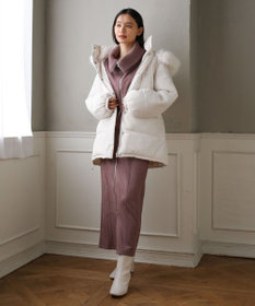 Green Parks ・ＥＬＥＮＣＡＲＥ　ＤＵＥ　スエードポンチＺＩＰスカー