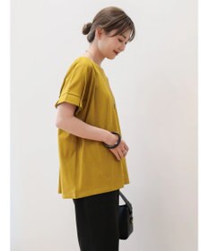 AMERICAN HOLIC 接触冷感袖タックカットプルオーバー