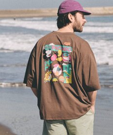OP／FILA 【Ocean Pacific】ミッキー/水陸両用ビッグTシャツ/ユニセックス