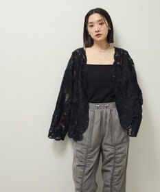 Green Parks ・ＥＬＥＮＣＡＲＥ　ＤＵＥ　レーシーカーディガン