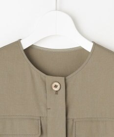 自由区 【SHIHOさん着用・セットアップ対応】リネンストレッチ ジレ