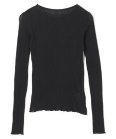 uncrave 【手洗い可】シアー ランダムリブ カットソー（uncrave STANDARD）