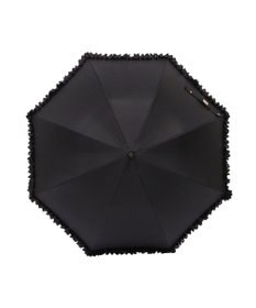 MOONBAT 【遮光/晴雨兼用日傘】LANVIN en Bleu (ランバン オン ブルー)ドビーフリル ハート 遮熱 UV 長傘