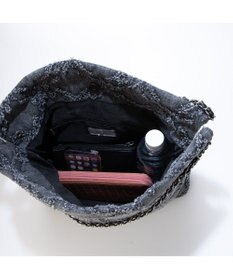 UNBILLION 【テレビ ドラマ着用アイテム】カシュカシュ cachecache / デニム風チェーンバッグ