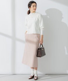 組曲 L 【洗える】Elenaパフスリーブ ニット