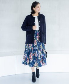 組曲 S 【23AW】ローズブーケプリント フレアスカート