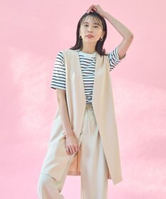 ANY 【セットアップ対応・UVケア・接触冷感】イージケアスタイルアップジレ