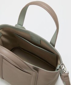 TOPKAPI 【Breath TOPKAPI】DUAL デュアル シュリンクレザー バイカラー トートバッグ チャーム付き