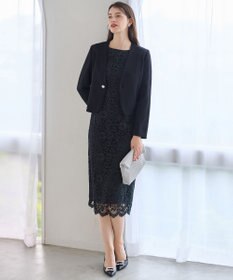 23区 【APPLAUDIR】シャイニーフラワーレース ドレス