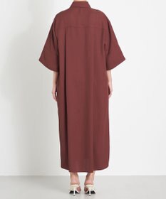 NAVE 【ReNAVE  洗える】アセテートギャバシャツドレス