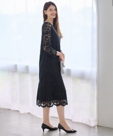 23区 【APPLAUDIR】シャイニーフラワーレース ドレス