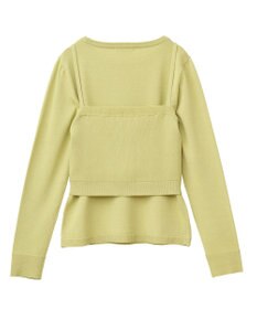 Green Parks ＳＥＴ２点ニットキャミビスチェ＋プルオーバー