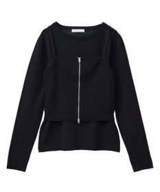 Green Parks ＳＥＴ２点ニットキャミビスチェ＋プルオーバー