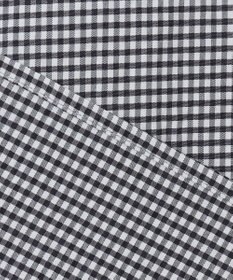 J.PRESS LADIES 【洗える】バイカラーギンガム&ストライプ ブラウス