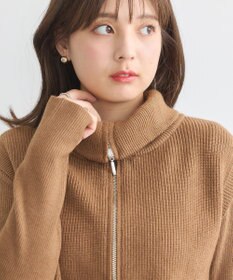 earth music&ecology ＳＥＴ２点ＺＩＰベスト＋ニットワンピース