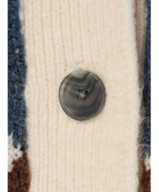 Green Parks 柄アソートニットカーディガン