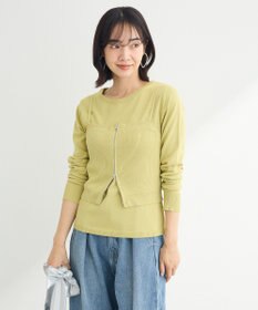 Green Parks ＳＥＴ２点ニットキャミビスチェ＋プルオーバー