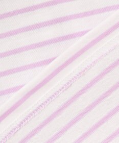 ANY KIDS 袖スカラップ ボーダーTシャツ