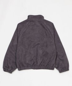 WEGO 【ユニセックス着用ITEM/MLサイズ展開】フェイクスウェードロゴスウィングトップ