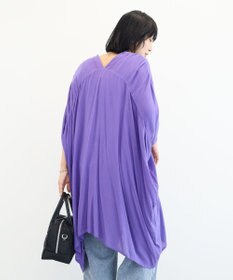 Green Parks ハシゴレースレーヨンクレープチュニック