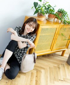 Tiaclasse L 【洗える】体型カバーも叶う幅広カフスチュニックブラウス