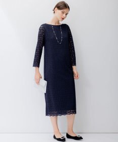 23区 【APPLAUDIR】オプティカルフラワーレース ドレス