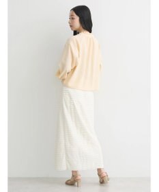 earth music&ecology カフタンフリルブラウス