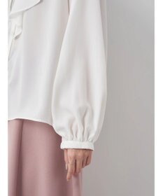 earth music&ecology ラッフルカラーブラウス