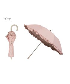 MOONBAT 【一級遮光/晴雨兼用/遮熱/UV】PAUL&JOE ACCESSOIRES(ポール & ジョー)晴雨兼用日傘 クリザンテームワンポイントフリル