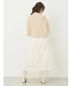 earth music&ecology フワフワＭＩＸハイネックショートニット