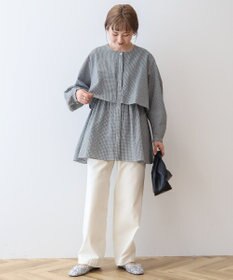 AMERICAN HOLIC サッカーティアードロングブラウス