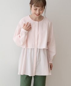 AMERICAN HOLIC サッカーティアードロングブラウス