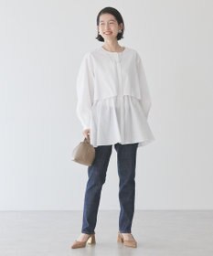 AMERICAN HOLIC サッカーティアードロングブラウス