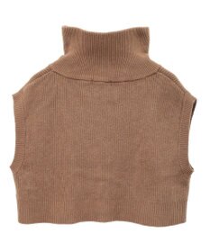 earth music&ecology ＳＥＴ２点ＺＩＰベスト＋ニットワンピース