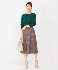 ANY SIS S 【CICA加工】ケーブルリブ ニット