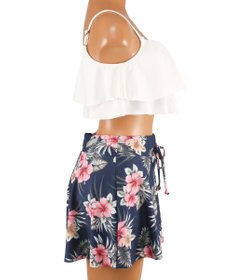 San-ai Resort（三愛水着楽園） 【SALE】フリルトップス３点セット　9M　【San-ai Resort（サンアイリゾート）】