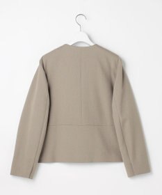 J.PRESS LADIES S 【WEB限定カラーあり】ツムギートflannel ノーカラー ジャケット